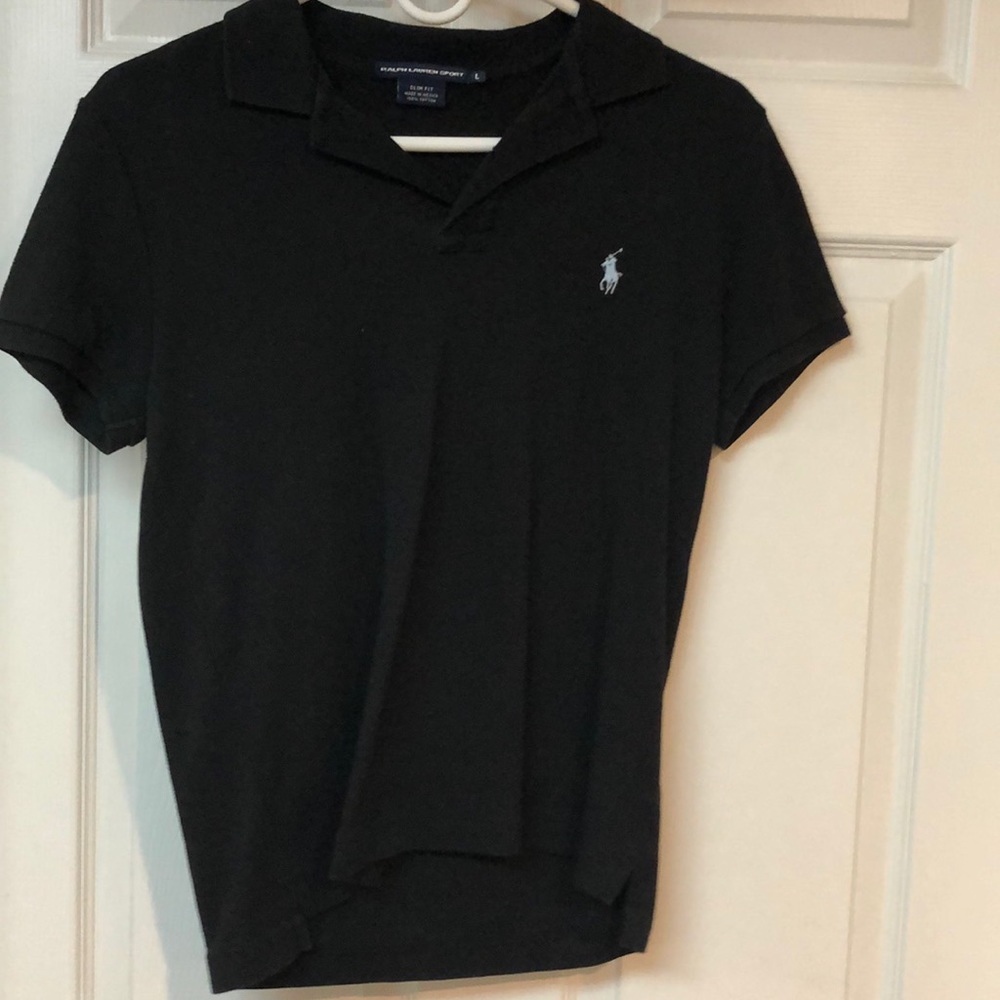 Ralph Lauren Sport black polo L